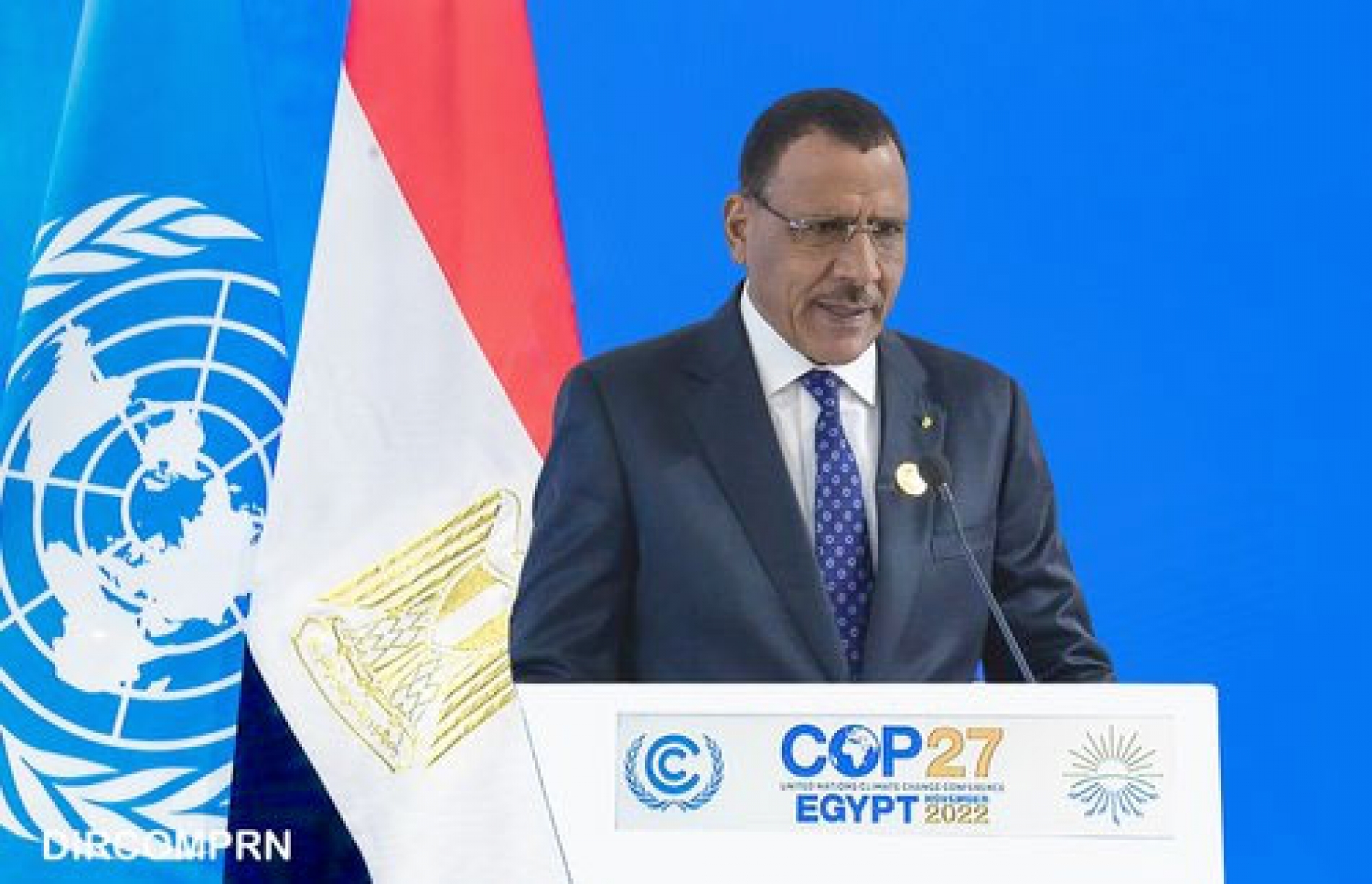 Le Chef de l’Etat à la COP 27, à Sharm El Sheikh (Egypte) : SEM. Mohamed Bazoum plaide en faveur de la mise en œuvre des engagements souscrits en matière de financement pour le climat