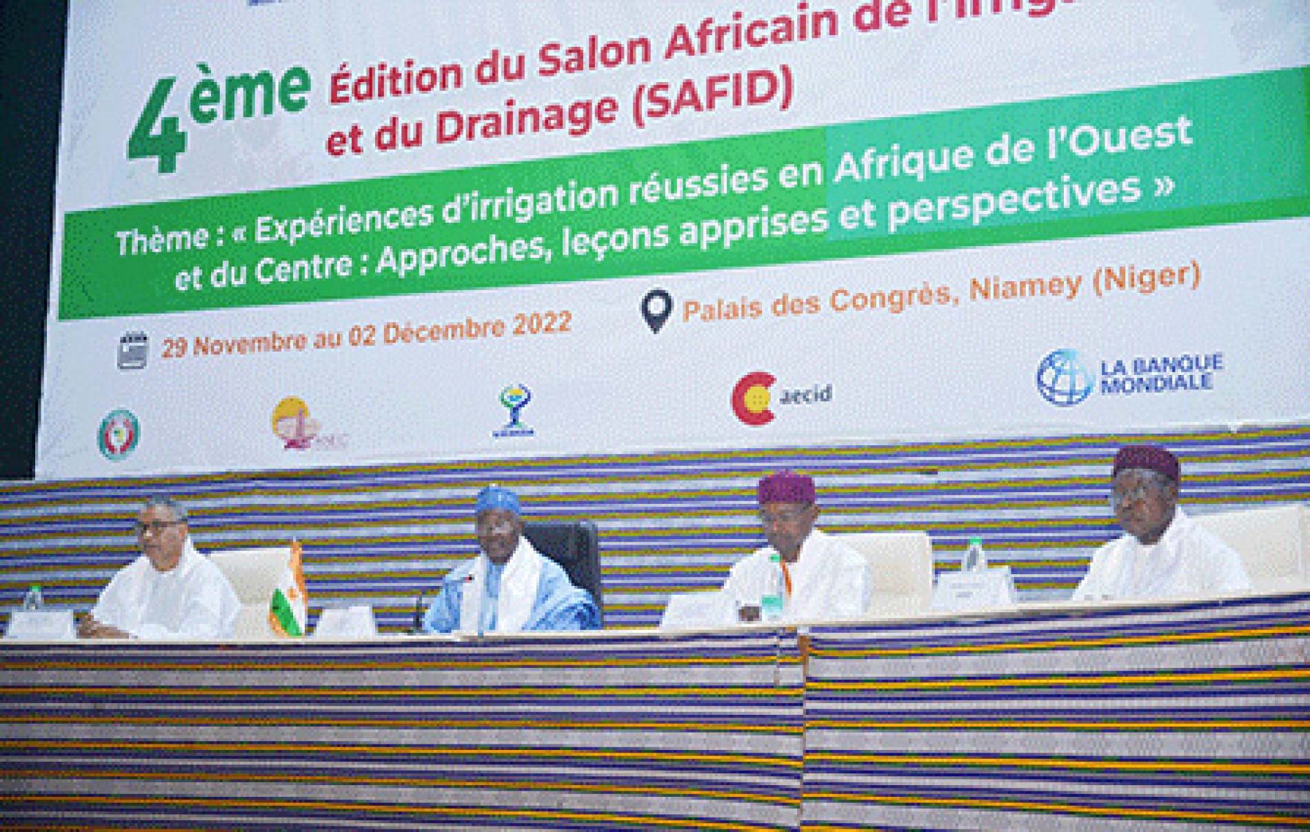 4ème Salon Africain de l’Irrigation et le Drainage (SAFID) : «Expériences d’irrigation réussies en Afrique de l’Ouest et du Centre: Approches, leçons apprises et perspectives», thème central du salon