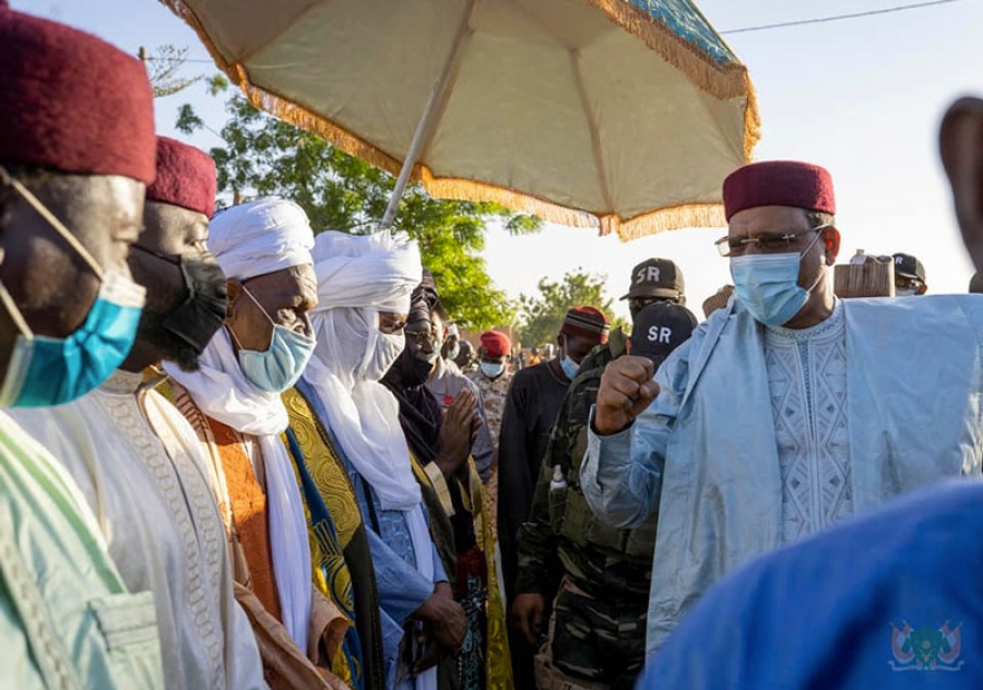 Visite de travail du Président de la République dans la région de Tahoua : A Tilia, le Chef de l’Etat a eu des échanges enrichissants avec les communautés et a rendu un vibrant hommage aux FDS