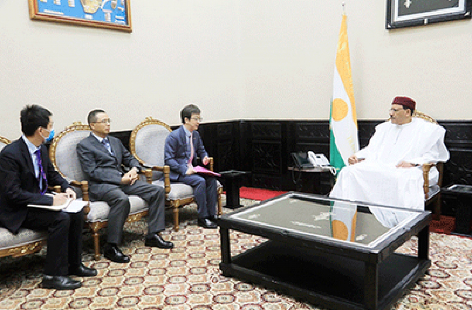 À la Présidence de la République : Le Chef de l’État reçoit l’ambassadeur de Chine au Niger