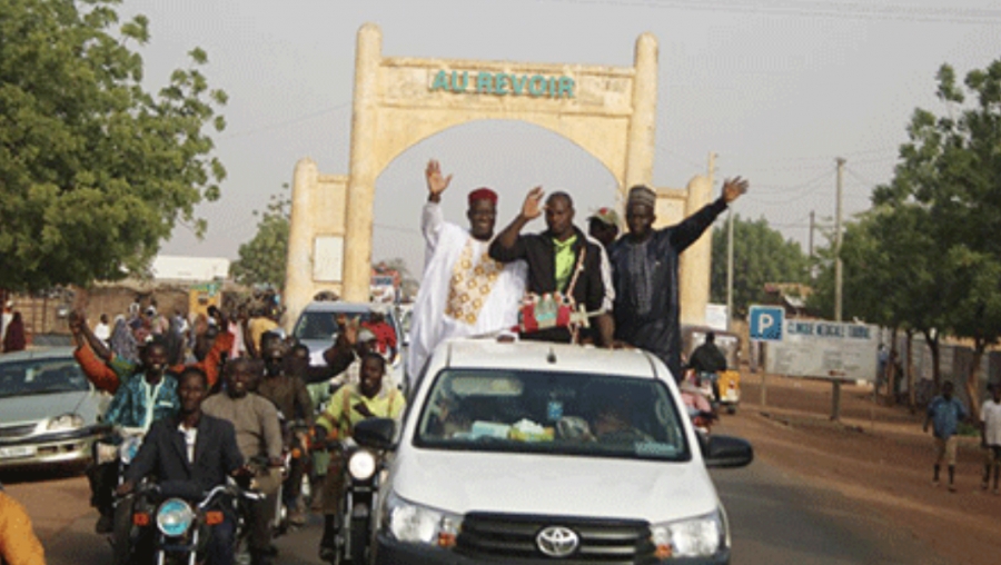 Accueil triomphal réservé à Kadri Abdou alias Issaka Issaka