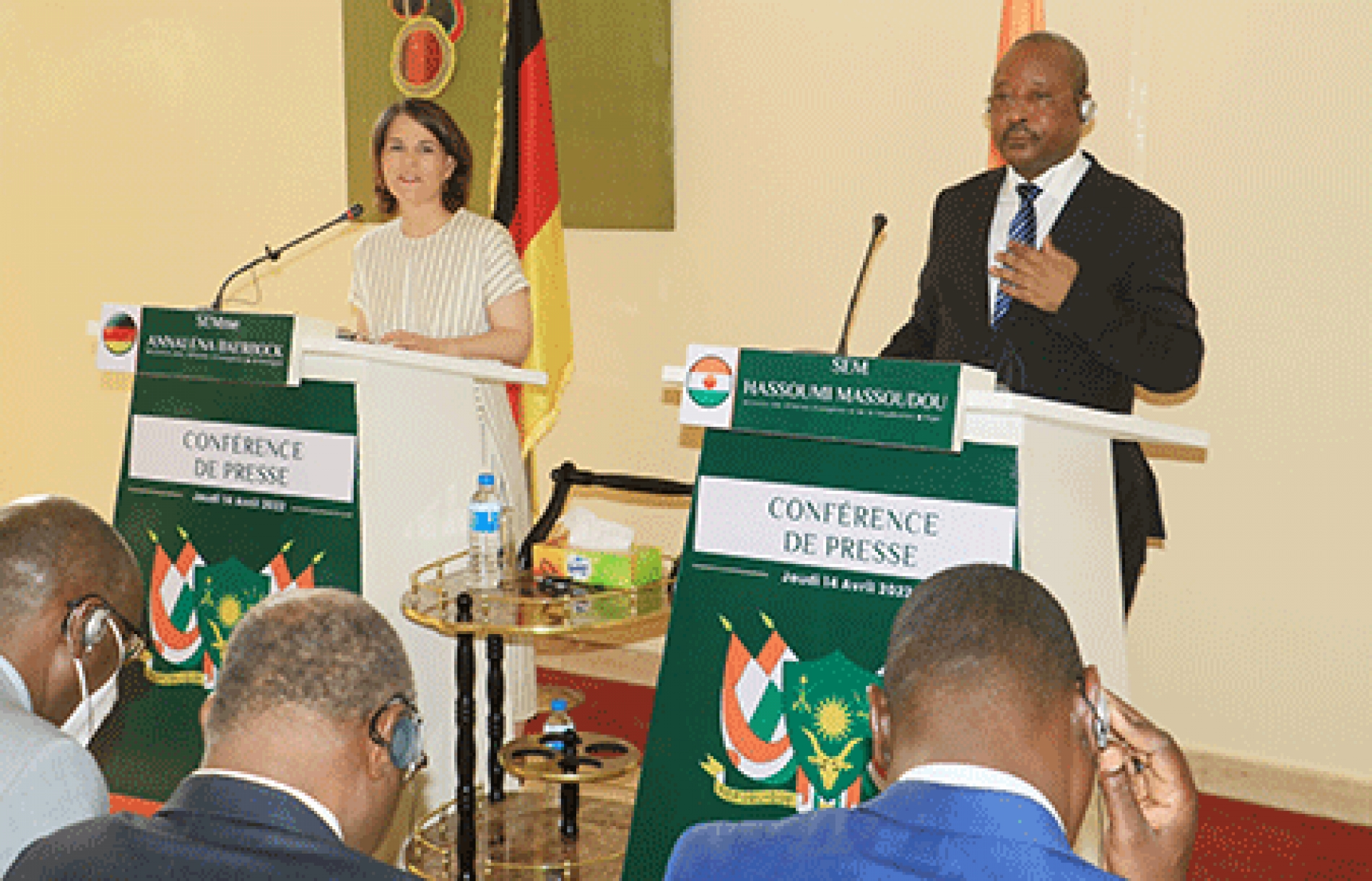 Visite de travail de la ministre allemande des Affaires Etrangères au Niger : Le changement climatique et la sécurité au centre des échanges avec les autorités et les populations