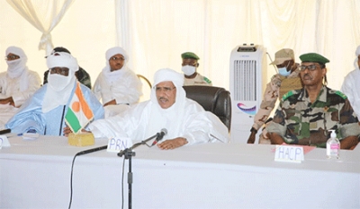 Forum sur la crise du pastoralisme au Niger à Ingall : «Vous ne pouvez pas vivre ici et prospérer si vous n’êtes pas solidaires entre vous, si vous ne vous donnez pas la main, si vous ne cultivez pas la fraternité» a déclaré le Président Mohamed Bazo