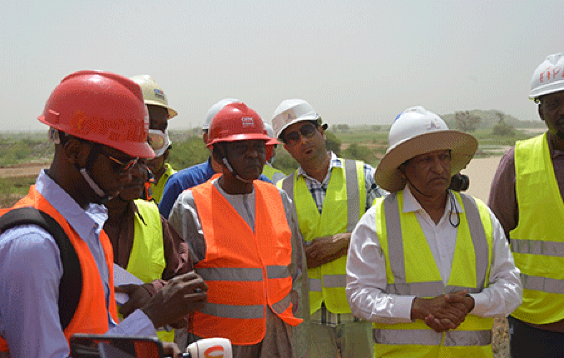 Visite de terrain d’un groupe de journalistes sur le site du barrage de Kandadji : C’est parti pour la 2ème phase du chantier !