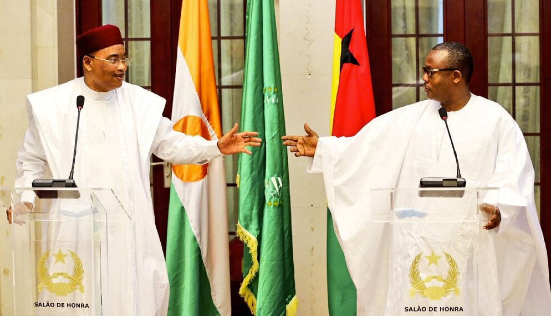 Visite de travail et d’amitié du Président de la République, mercredi à Bissau : SEM Umaro Sissoco Embalo salue le leadership de «SEM Issoufou Mahamadou, un panafricaniste engagé»
