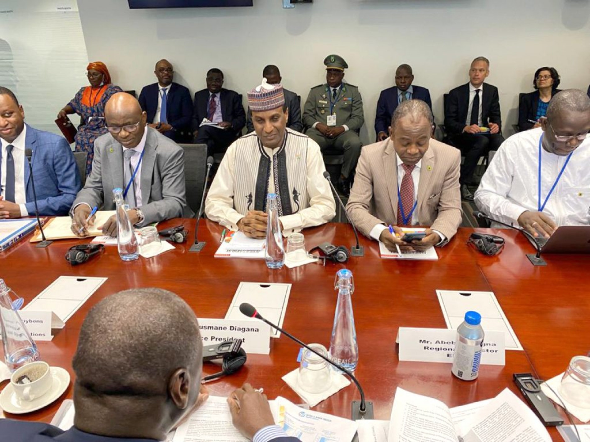 Participation du Premier Ministre Nigérien, M. Ali Mahaman Lamine Zeine aux Réunions Internationales de la Banque Mondiale et du FMI à Washington