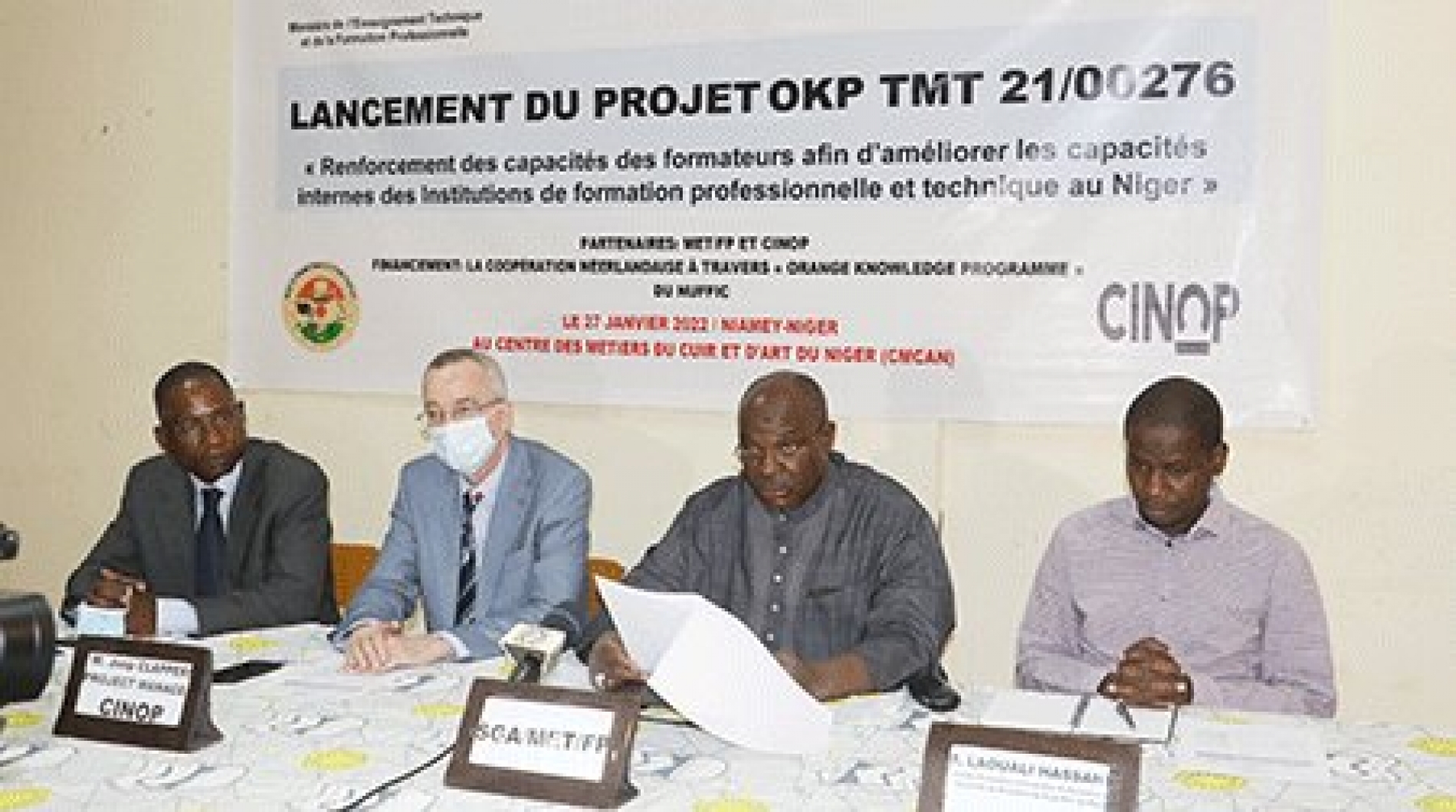 Lancement du Projet « Renforcement des capacités des formateurs dans le domaine des métiers agricoles au Niger : Pour une amélioration des capacités internes des Institutions de formation professionnelle et technique