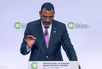 Discours prononcé par le Président de la République à l’ouverture du Sommet pour un Nouveau Pacte Financier Mondial à Paris